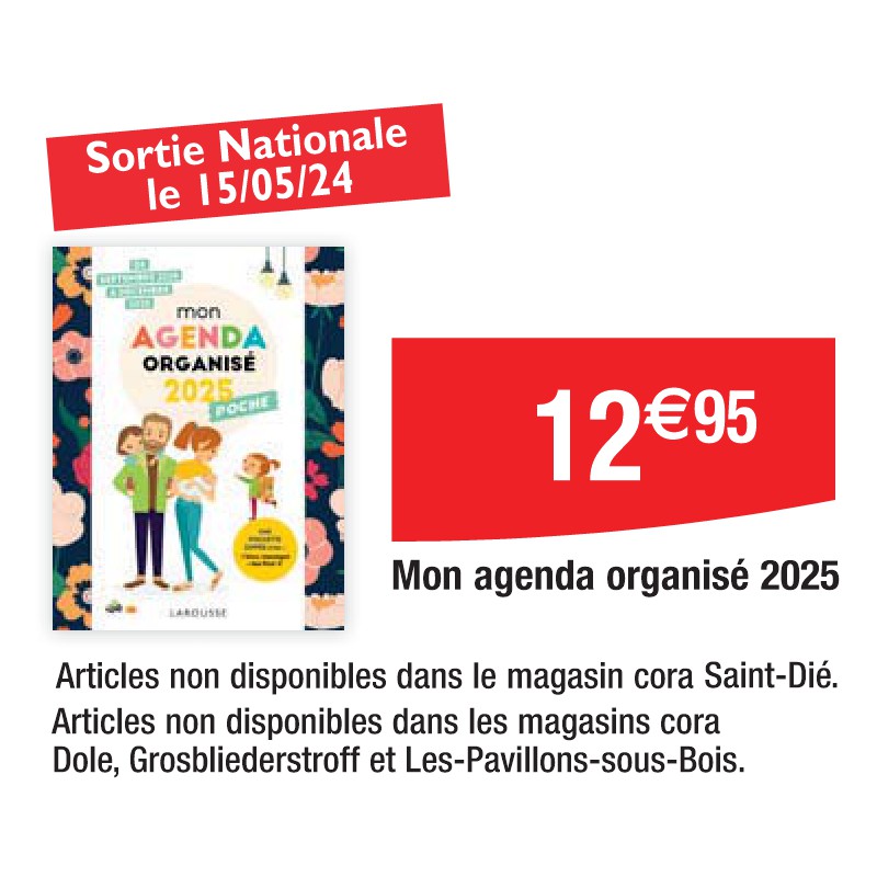 Mon agenda organisé 2025