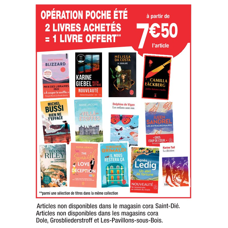 OPÉRATION POCHE ÉTÉ