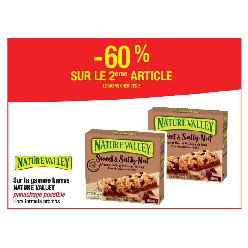 Gamme barres NATURE VALLEY