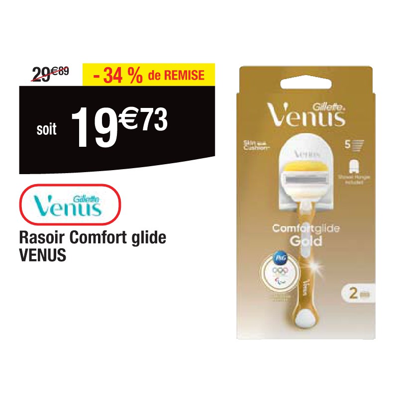 Rasoir Comfort glide VENUS