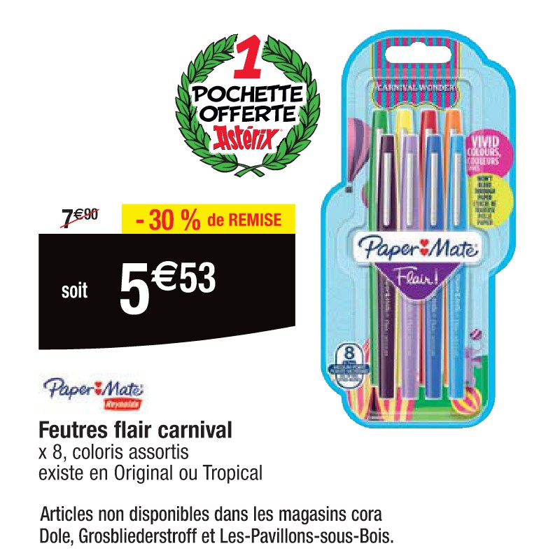 Feutres flair carnival