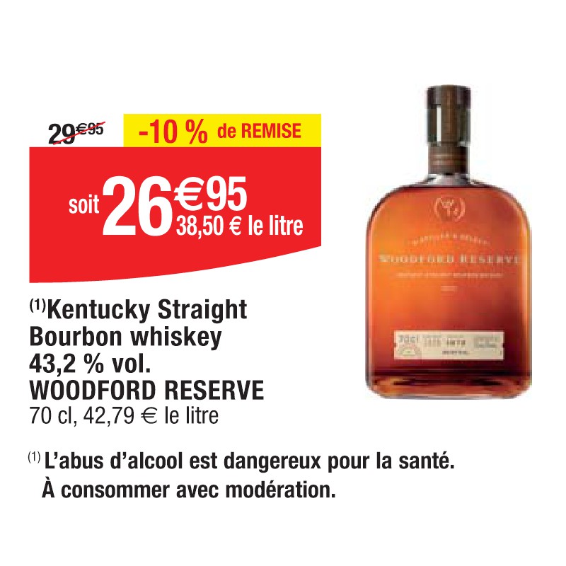 Kentucky Straight Bourbon whiskey 43,2 % vol. WOODFORD RESERVE