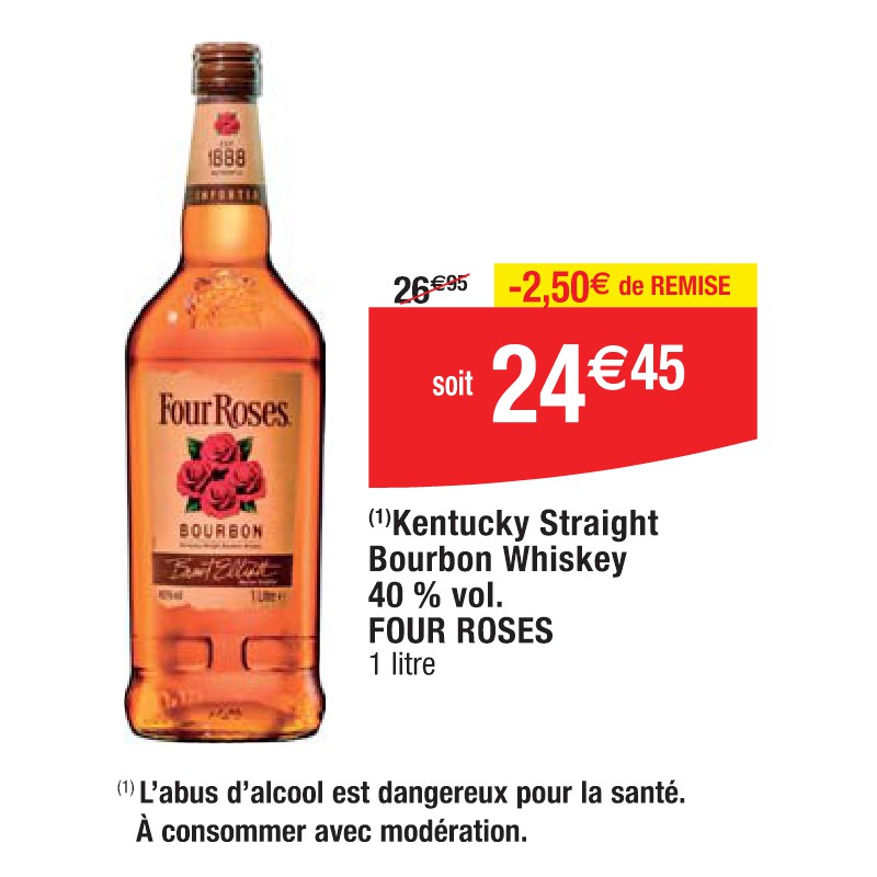 Kentucky Straight Bourbon Whiskey 40 % vol. FOUR ROSES