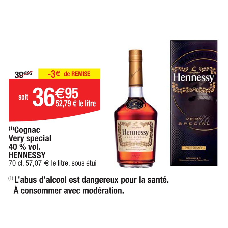 Cognac Very special 40 % vol. HENNESSY