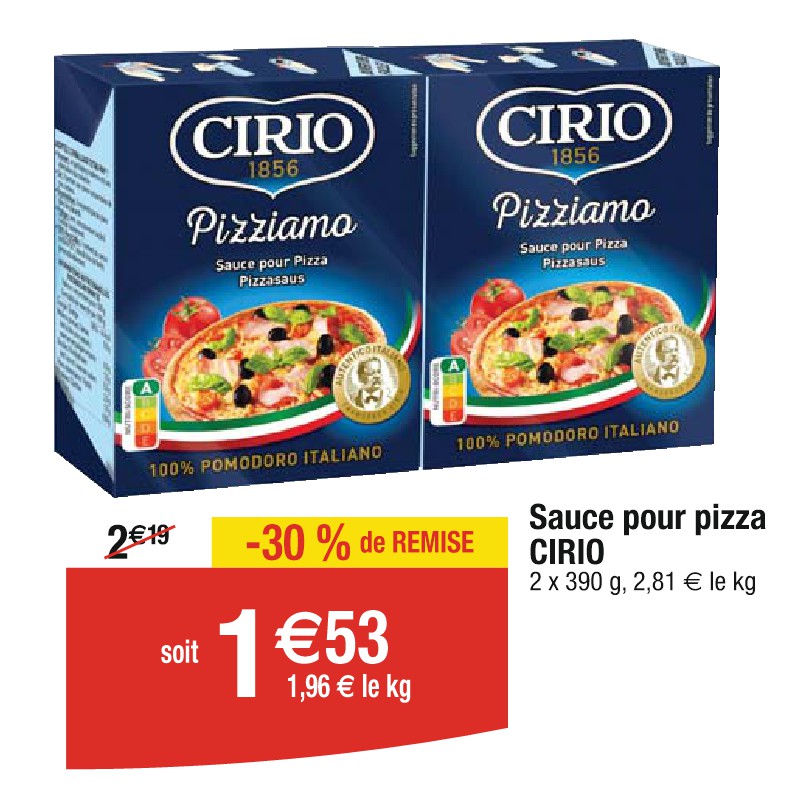 Sauce pour pizza CIRIO