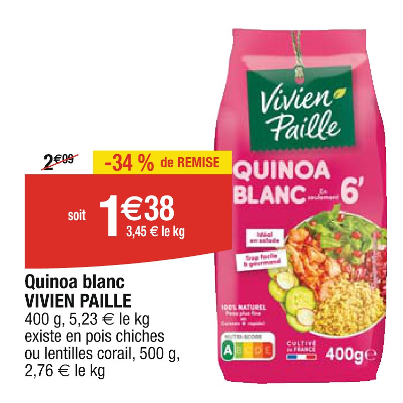 Quinoa blanc VIVIEN PAILLE