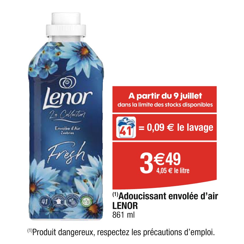 Adoucissant envolée d’air LENOR