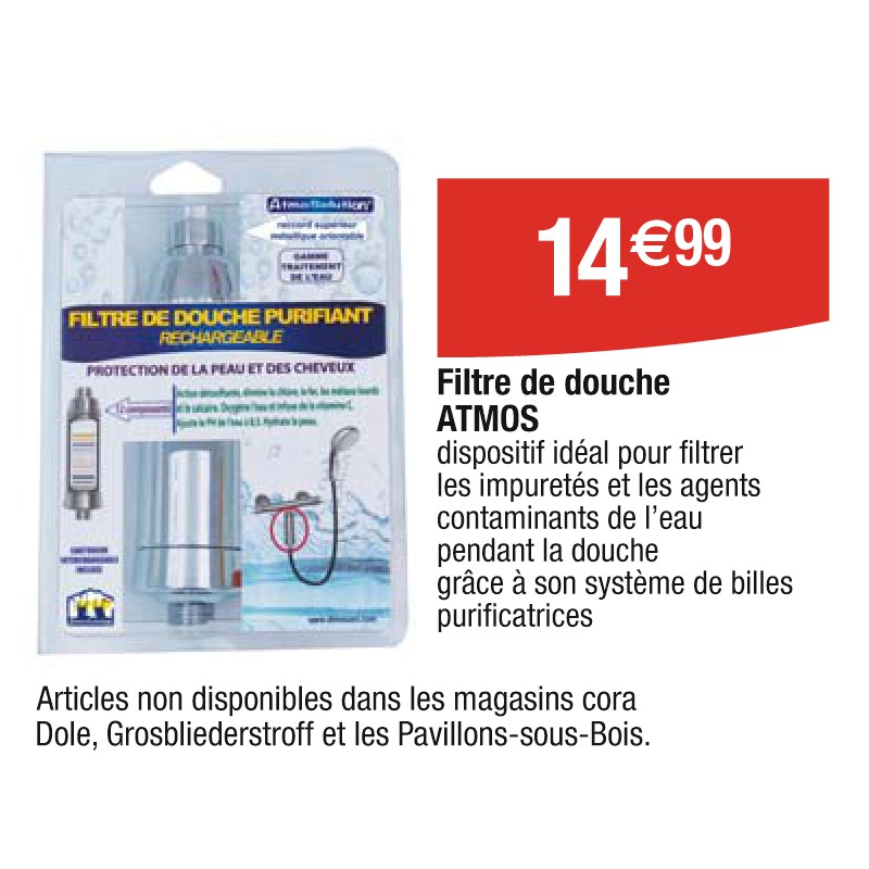 Filtre de douche ATMOS