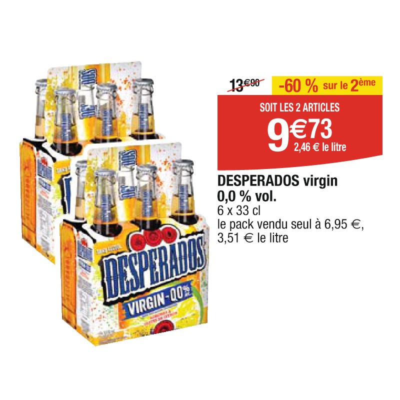 DESPERADOS virgin 0,0 % vol.