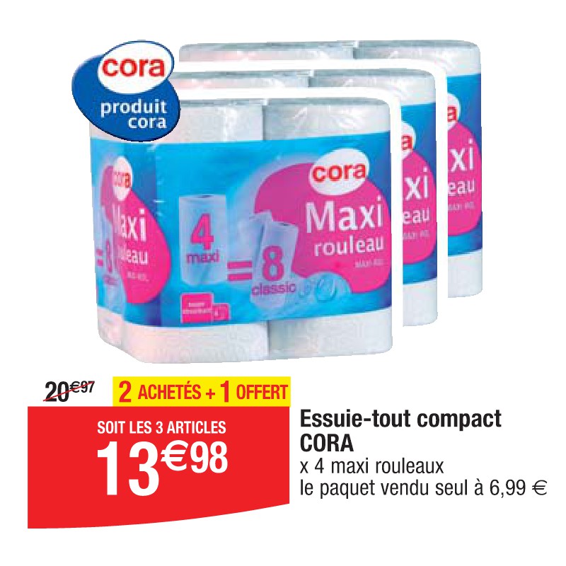 Essuie-tout compact CORA