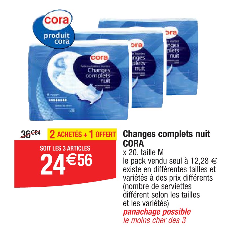 Changes complets nuit CORA