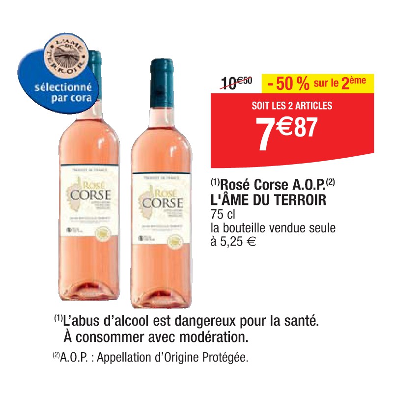 Rosé Corse A.O.P. L'ÂME DU TERROIR