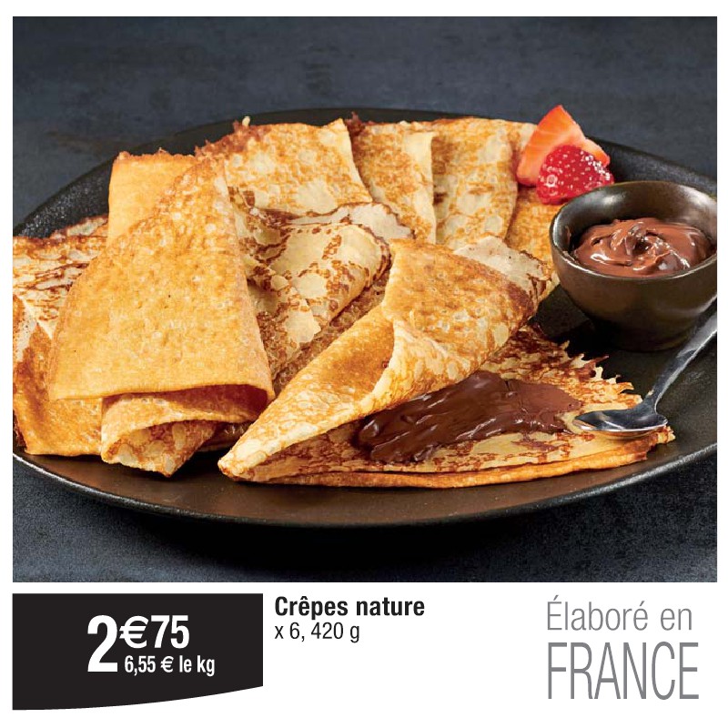 Crêpes nature