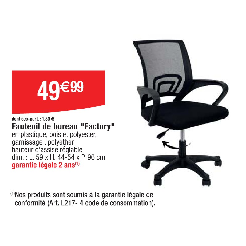 Fauteuil de bureau ''Factory''