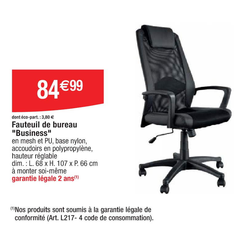 Fauteuil de bureau ''Business''