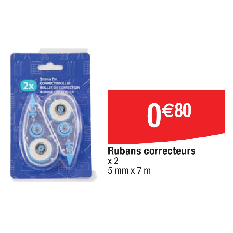 Rubans correcteurs