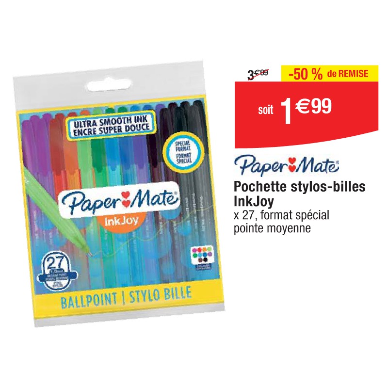 Pochette stylos-billes InkJoy