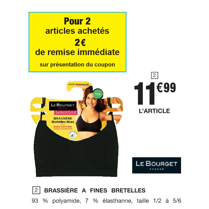 BRASSIÈRE A FINES BRETELLES