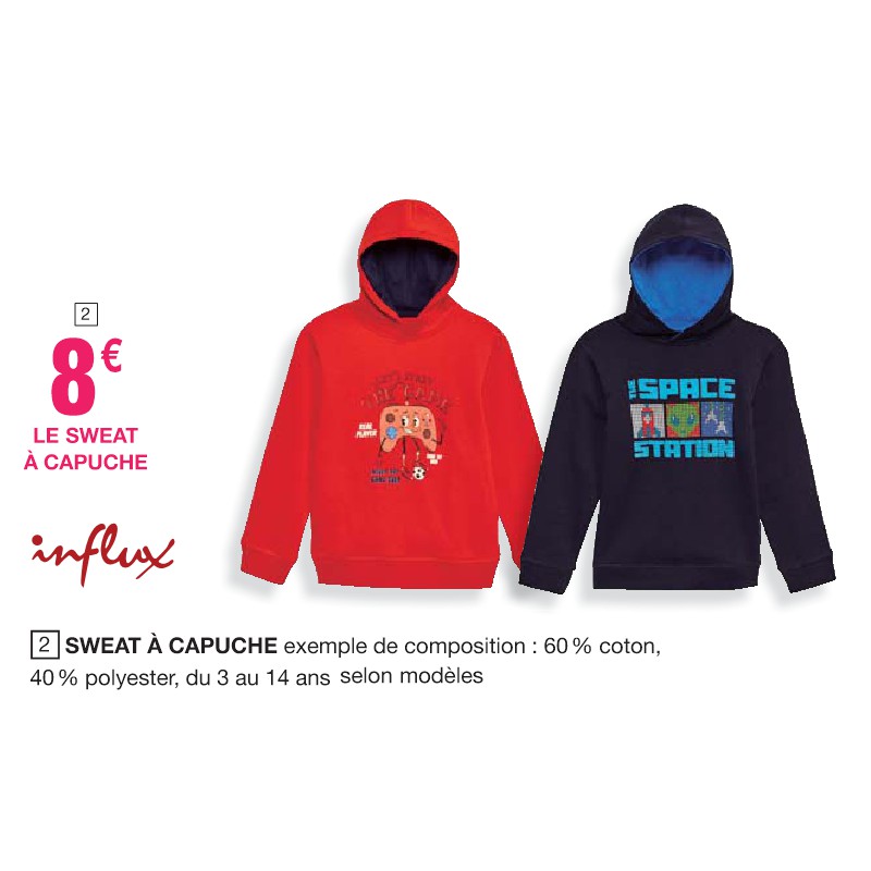 SWEAT À CAPUCHE