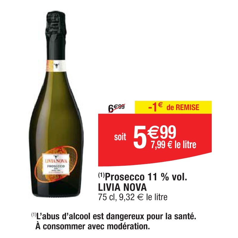 Prosecco 11 % vol. LIVIA NOVA