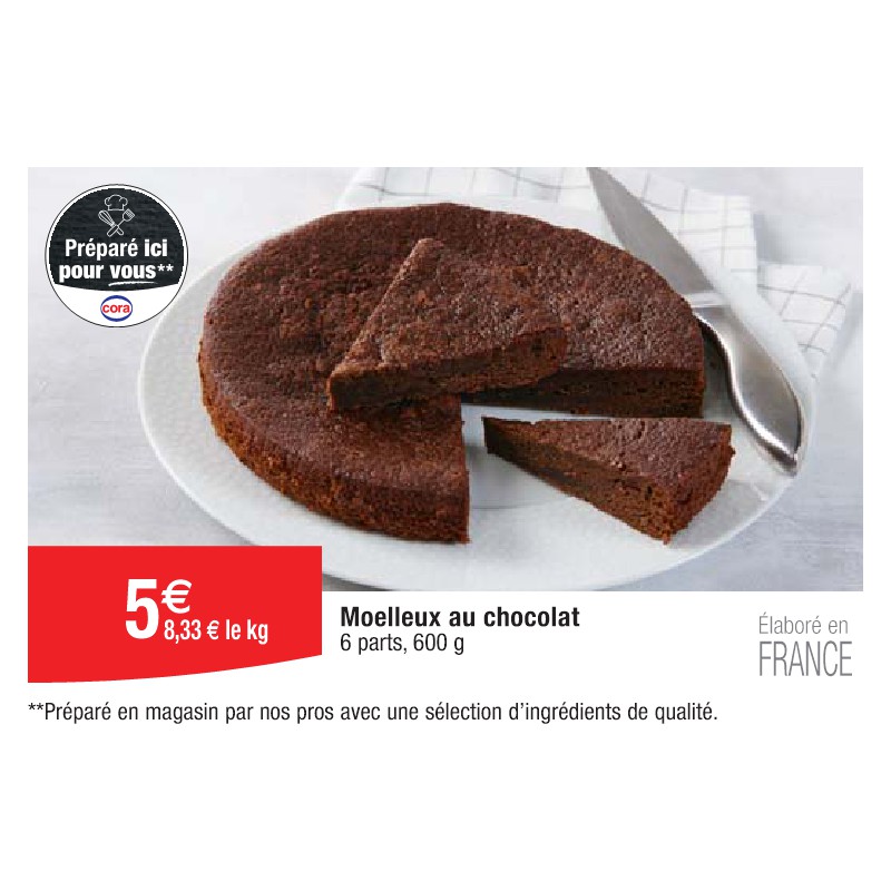 Moelleux au chocolat