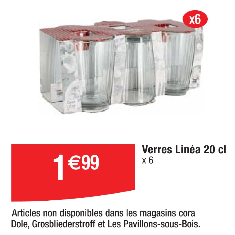 Verres Linéa 20 cl