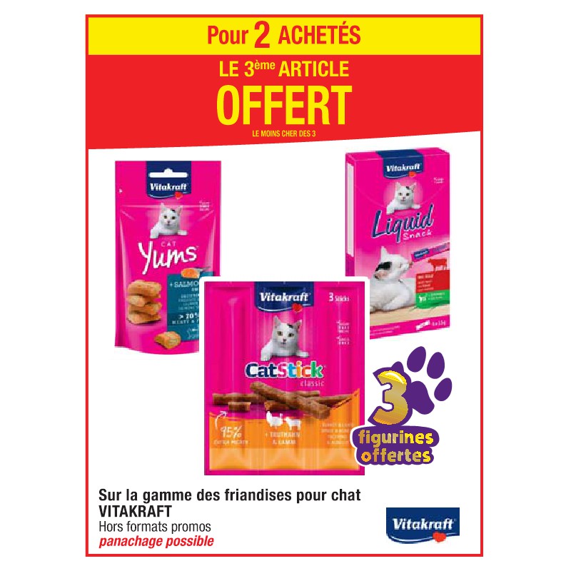 Gamme des friandises pour chat VITAKRAFT