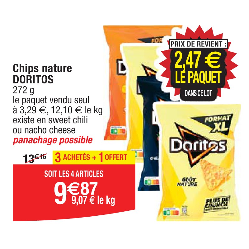 Chips nature DORITOS