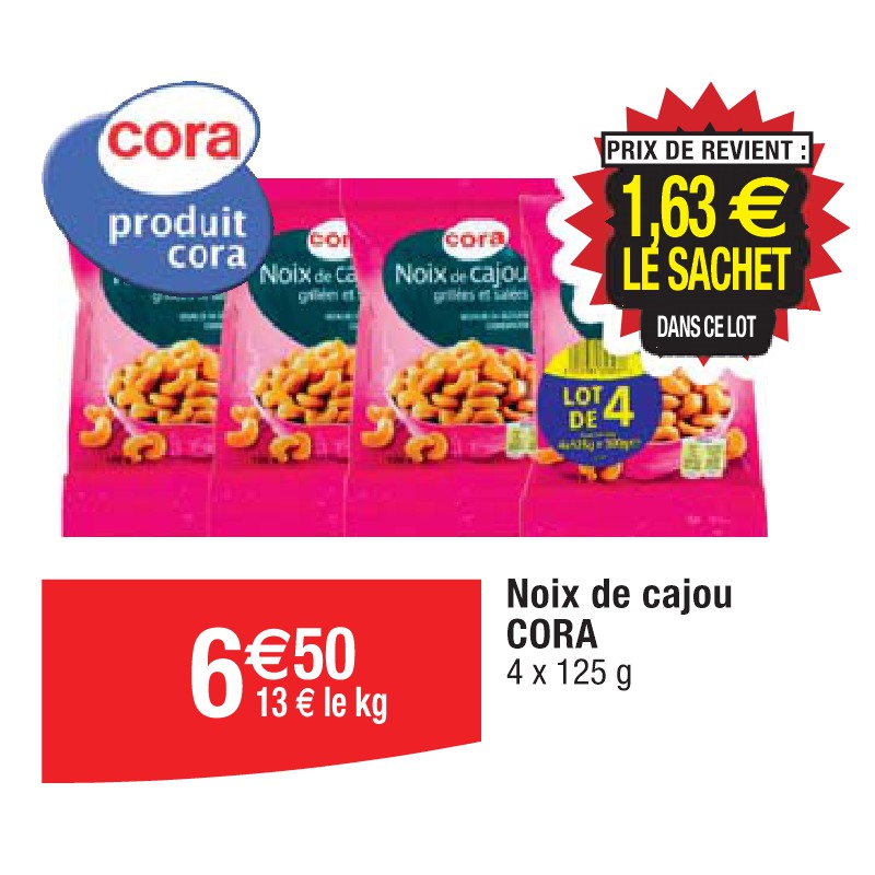 Noix de cajou CORA