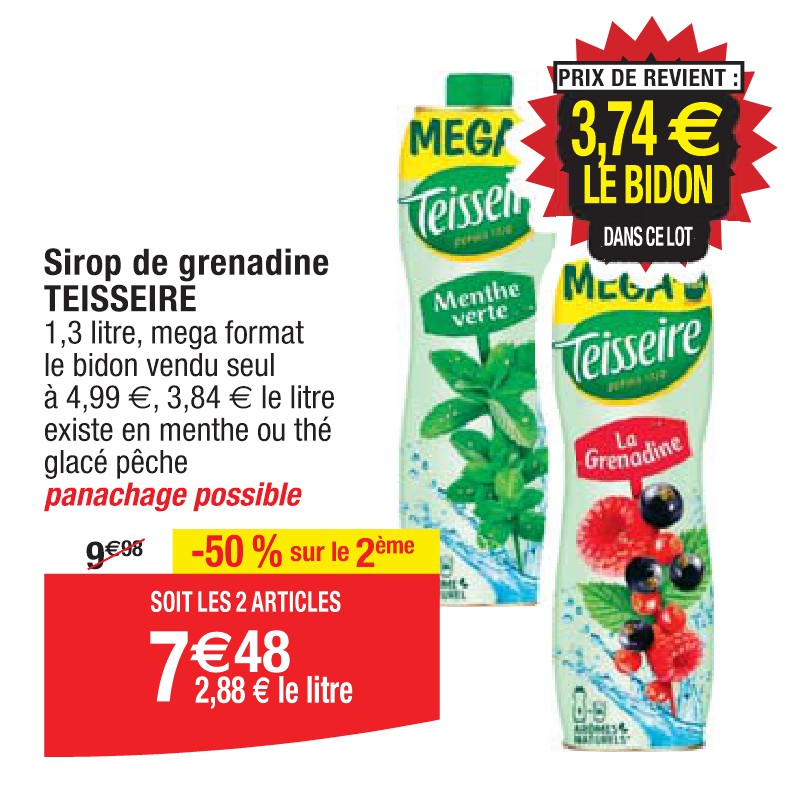 Sirop de grenadine TEISSEIRE