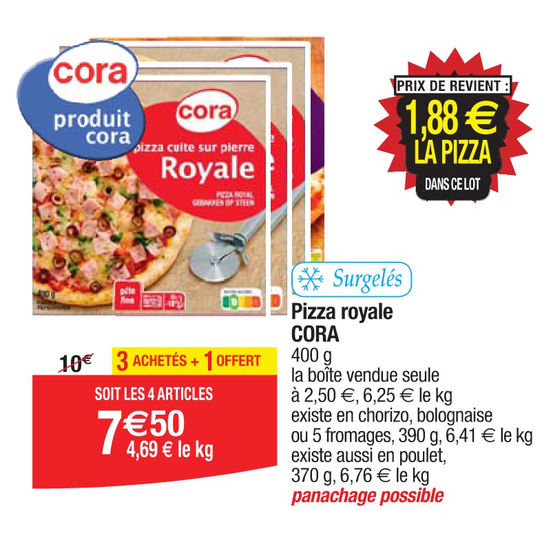 Pizza royale CORA