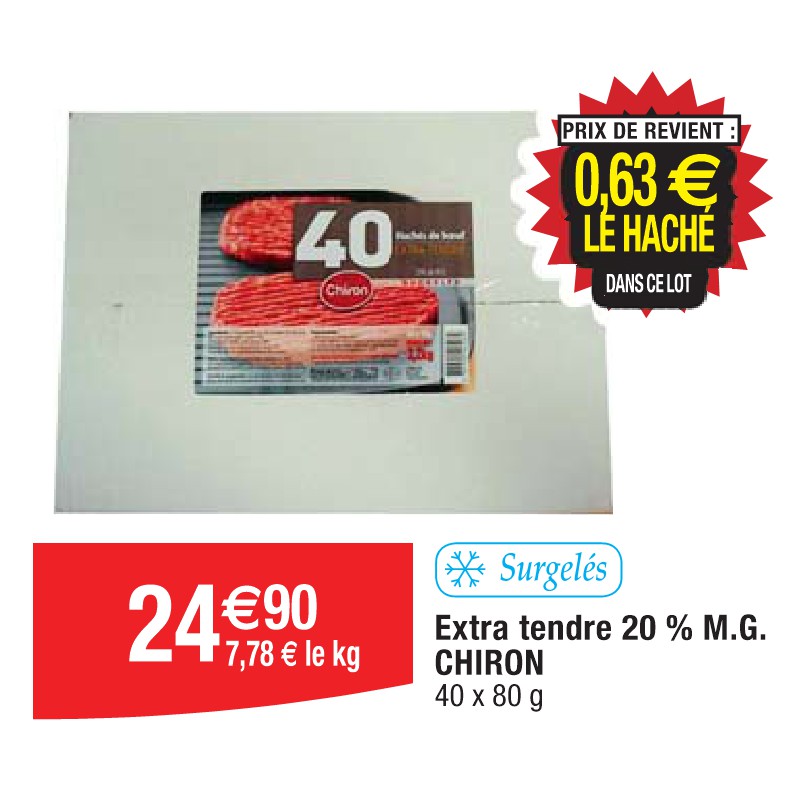 Extra tendre 20 % M.G. CHIRON