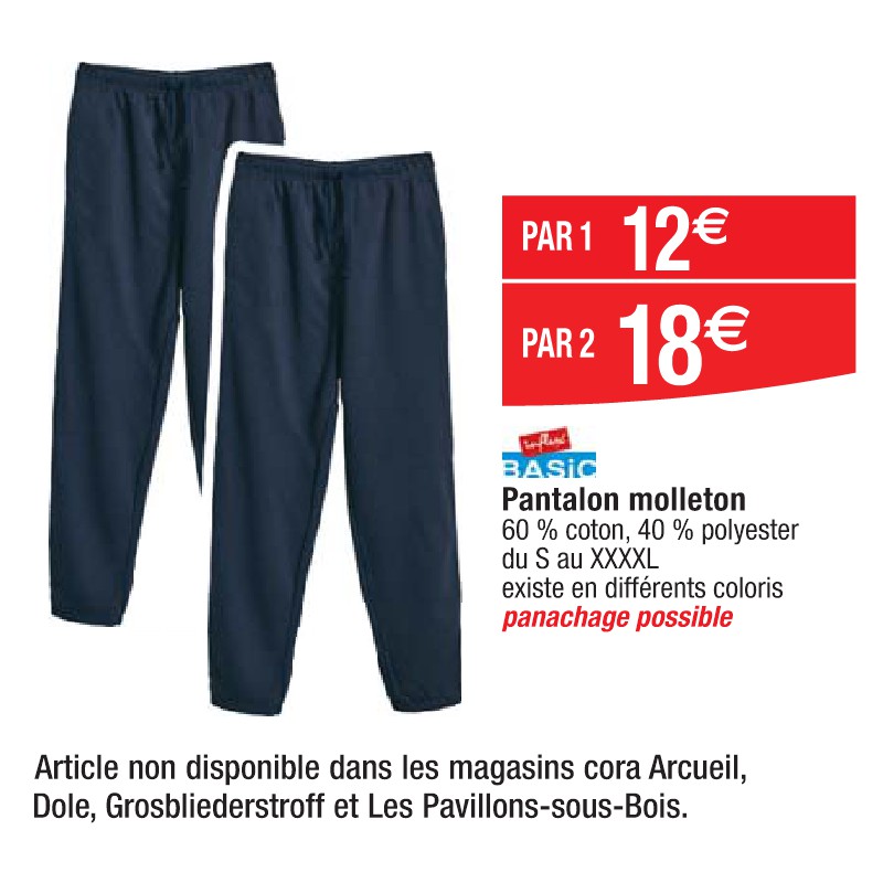 Pantalon molleton