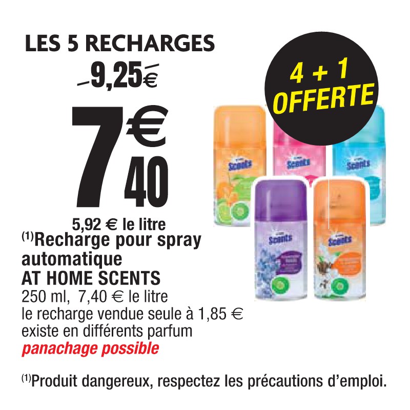 Recharge pour spray automatique AT HOME SCENTS