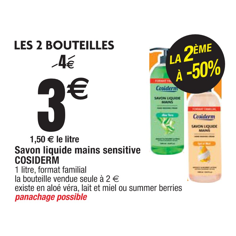 Savon liquide mains sensitive COSIDERM