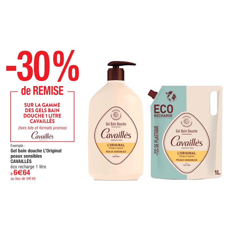 Gel bain douche L’Original peaux sensibles CAVAILLÈS