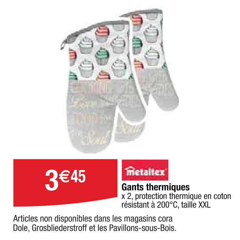 Gants thermiques