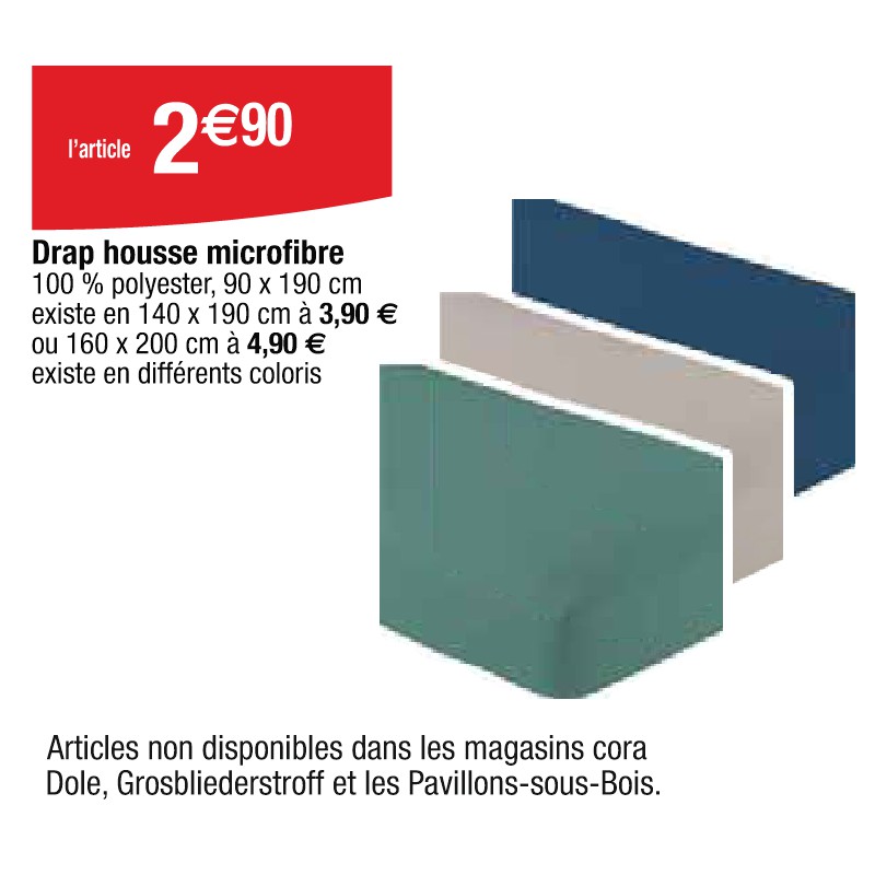 Drap housse microfibre