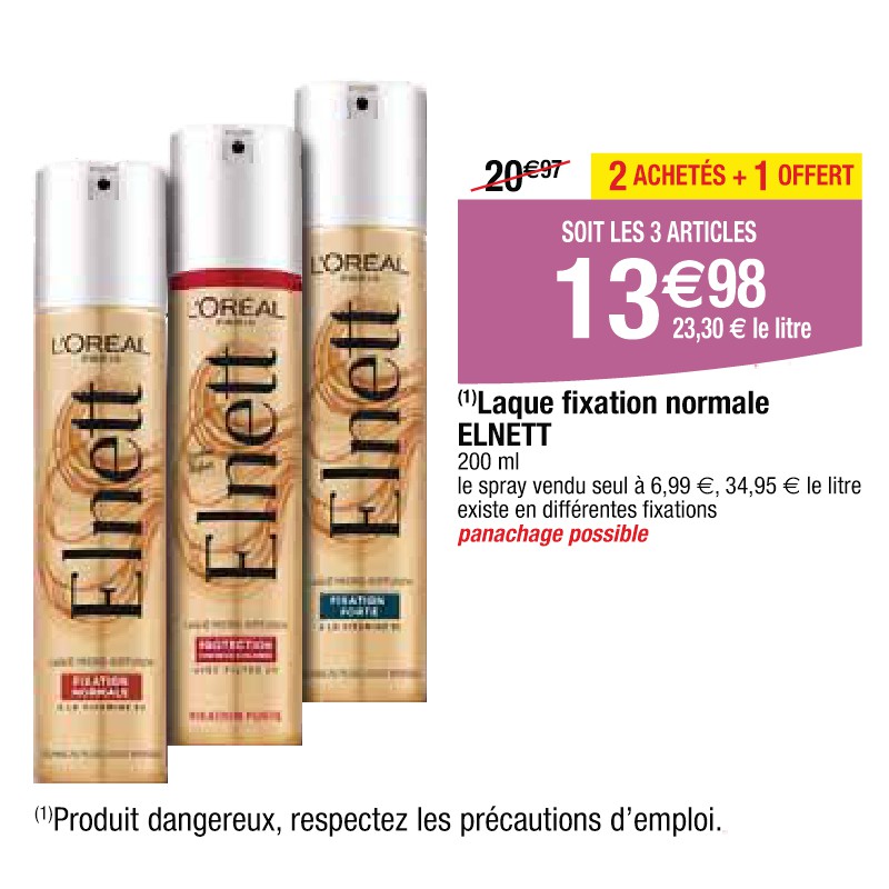 Laque fixation normale ELNETT