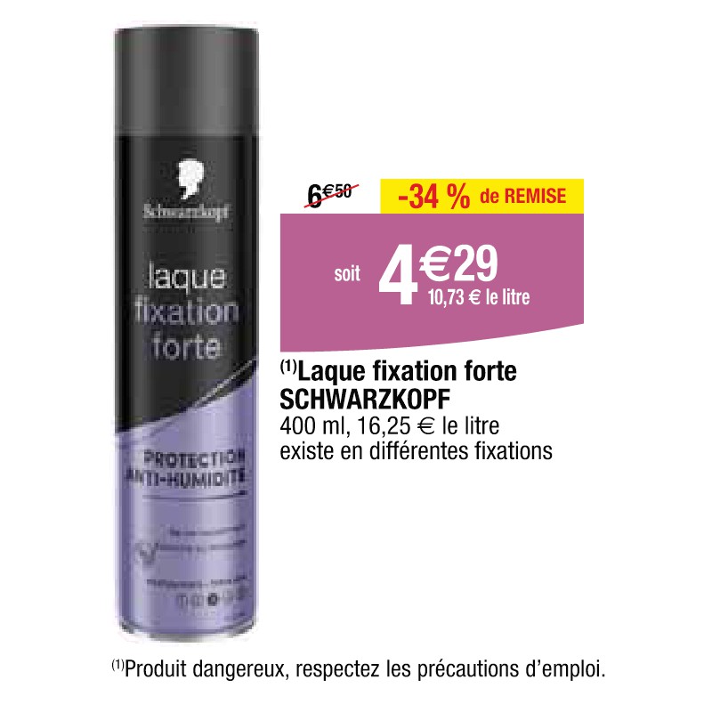 Laque fixation forte SCHWARZKOPF