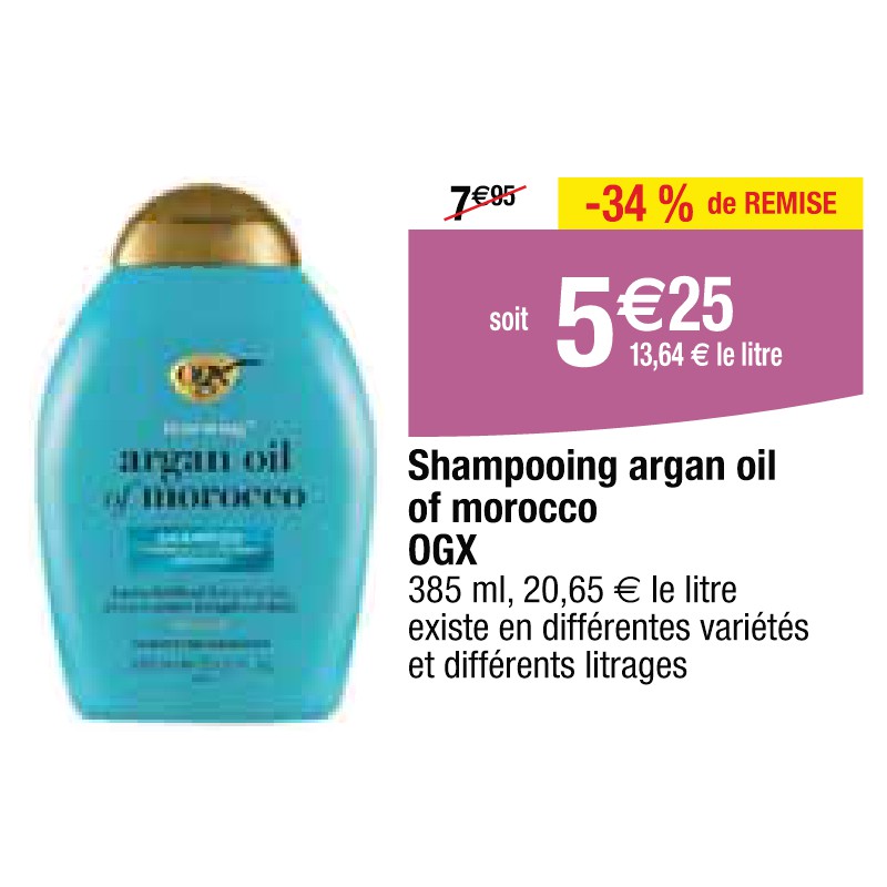 Shampooing argan oil of morocco OGX