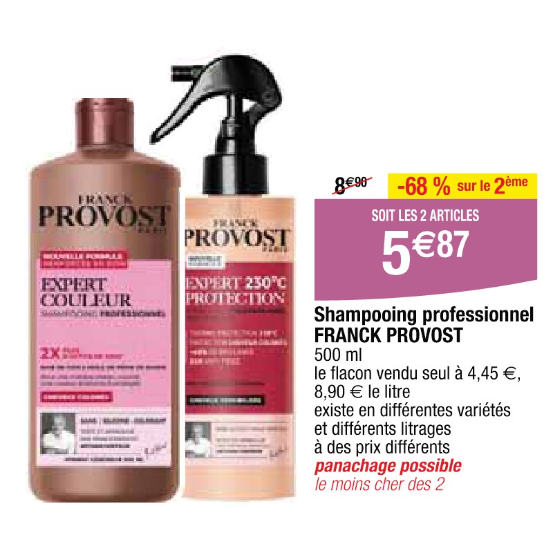 Shampooing professionnel FRANCK PROVOST