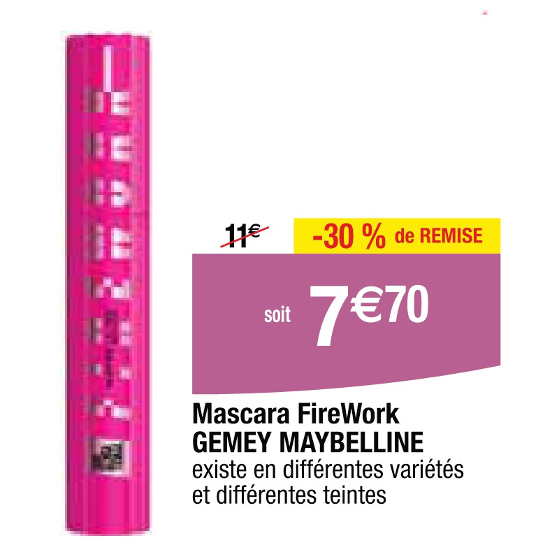 Mascara FireWork GEMEY MAYBELLINE