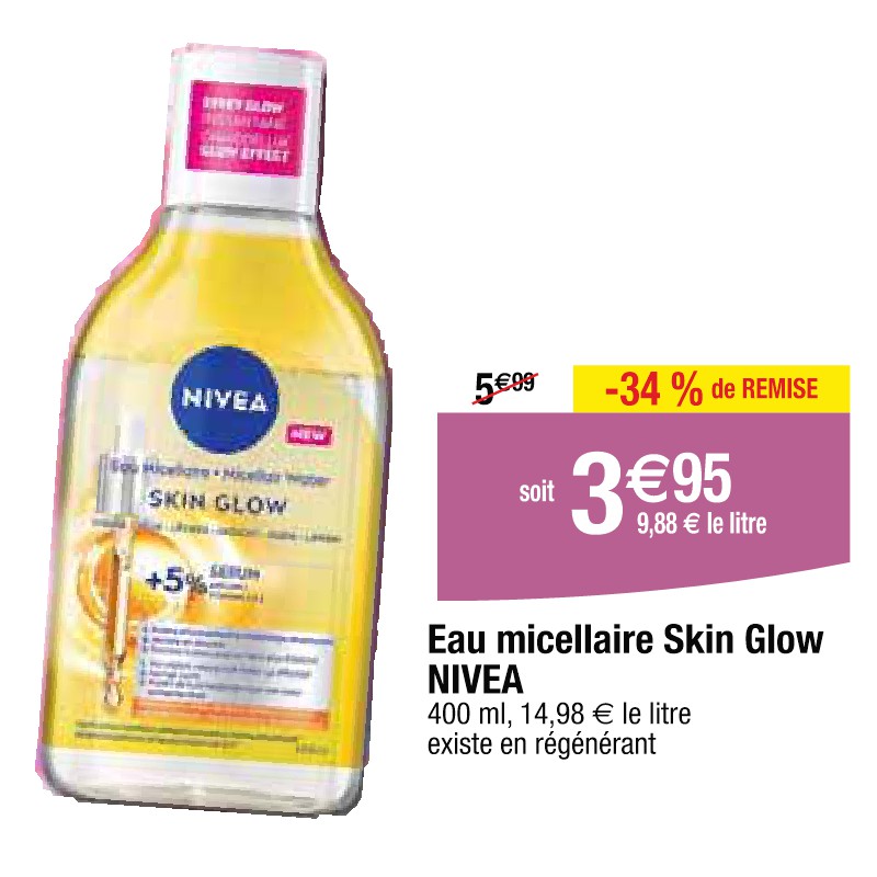 Eau micellaire Skin Glow NIVEA