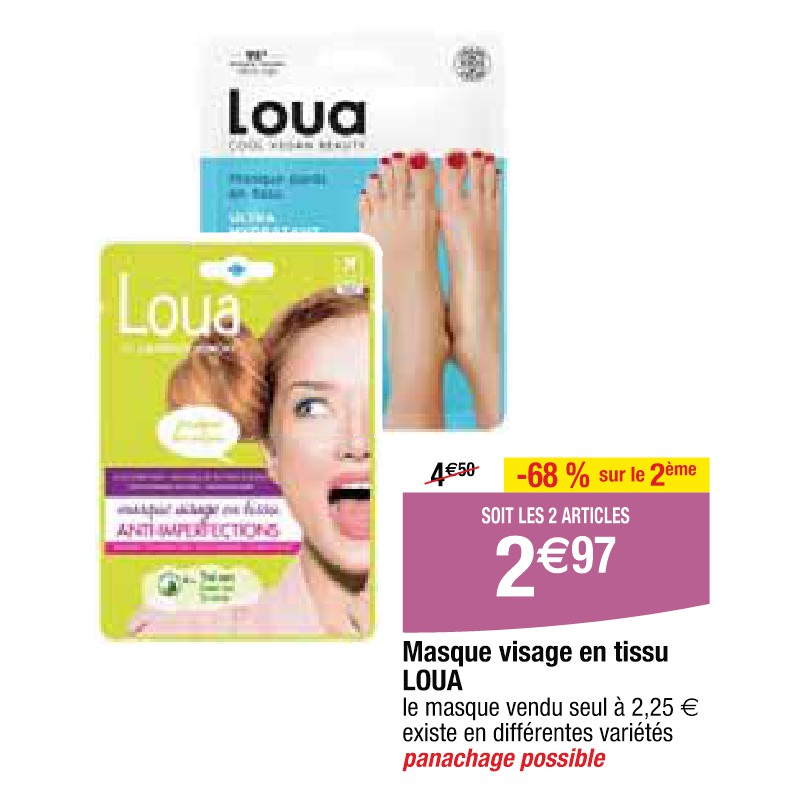 Masque visage en tissu LOUA