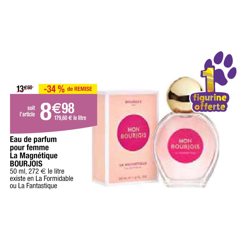 Eau de parfum pour femme La Magnétique BOURJOIS