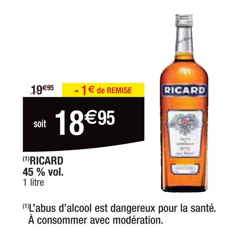 RICARD 45 % vol.