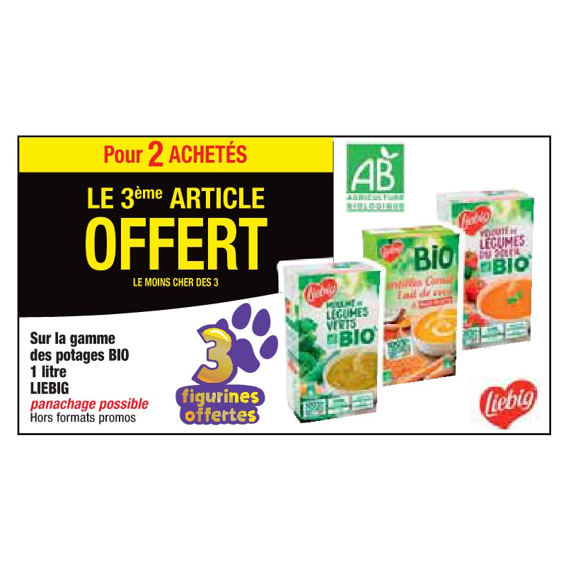 Gamme des potages BIO 1 litre LIEBIG