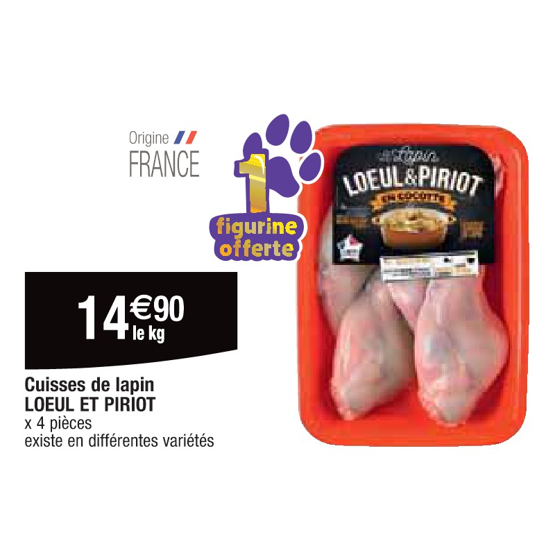 Cuisses de lapin LOEUL ET PIRIOT