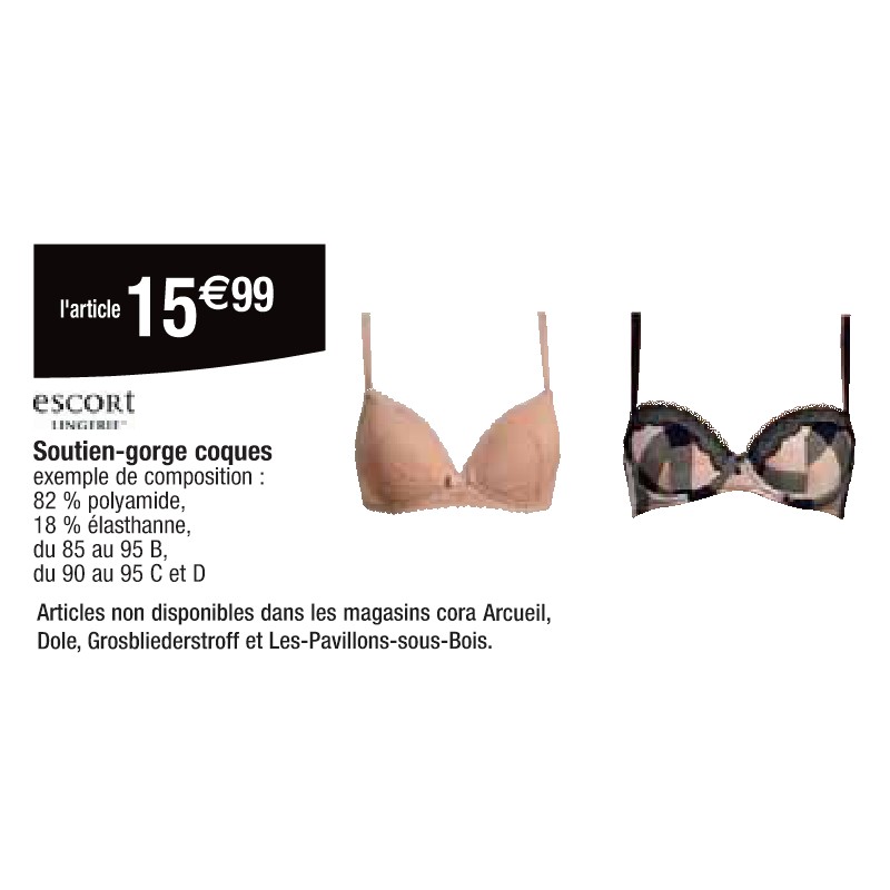 Soutien-gorge coques